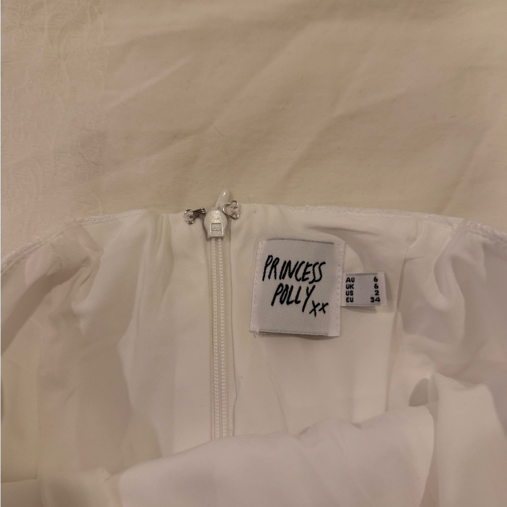 Princess Polly white flower dress
